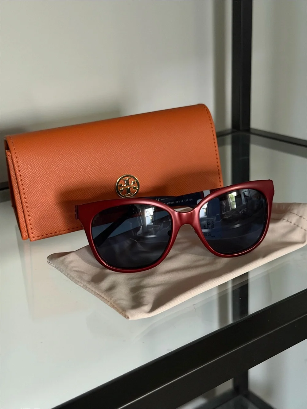 Tory Sport Red Sunglasses